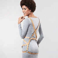 Bijoux Indiscrets Упряжь MAZE- Arros Dress коричневая 