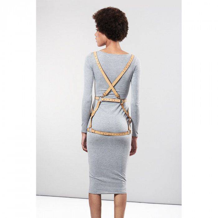 Bijoux Indiscrets Упряжь MAZE- Arros Dress коричневая 