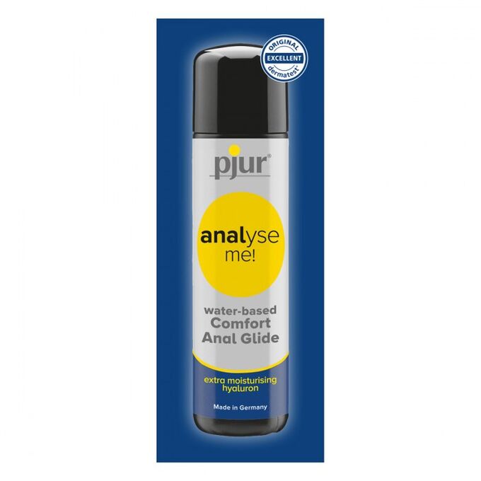 Смазка pjur Analyse Me Moisturizing на водной основе с гиалуроном, 2 мл