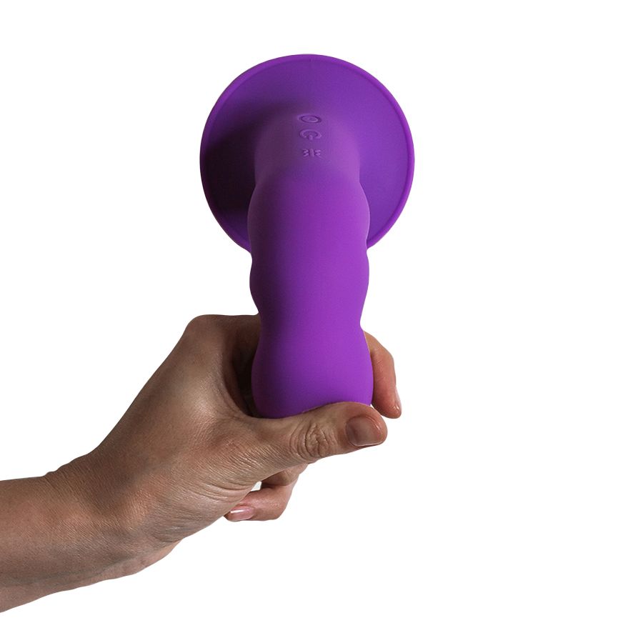 Вибратор гибкий нежный Adrien lastic Hitsens 3, фиолетовый, 7"