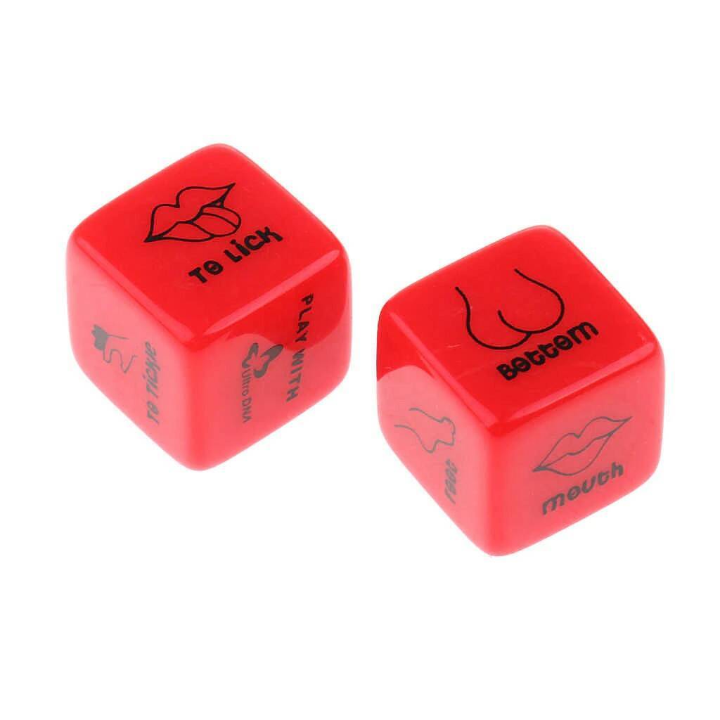 Кубики игральные "Место-Действие", крсные, DC-01 