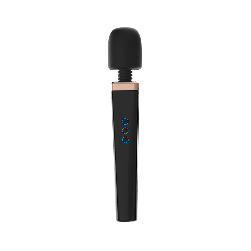 Вибромассажер Torch Wand Вибратор Rechargeable Vibrating Massager, black AV-30 