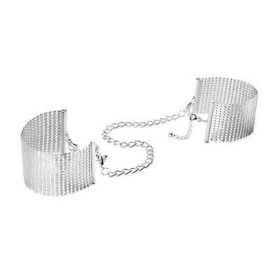 Bijoux Indiscrets Наручники из металлической сетки серебряные 