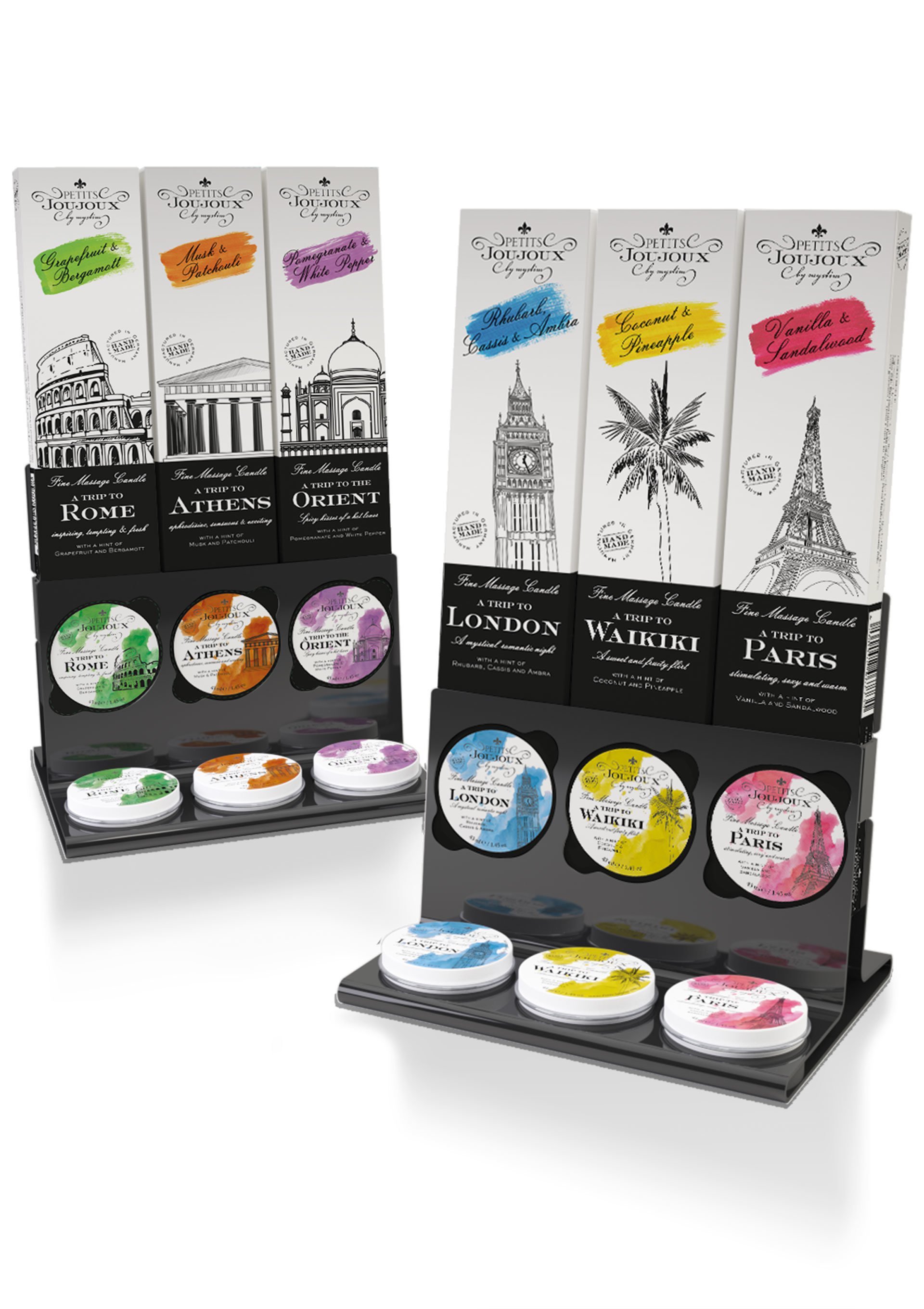 PETITS JOUJOUX ATHENS REFILL Набор из 5 свечей 33 гр. 