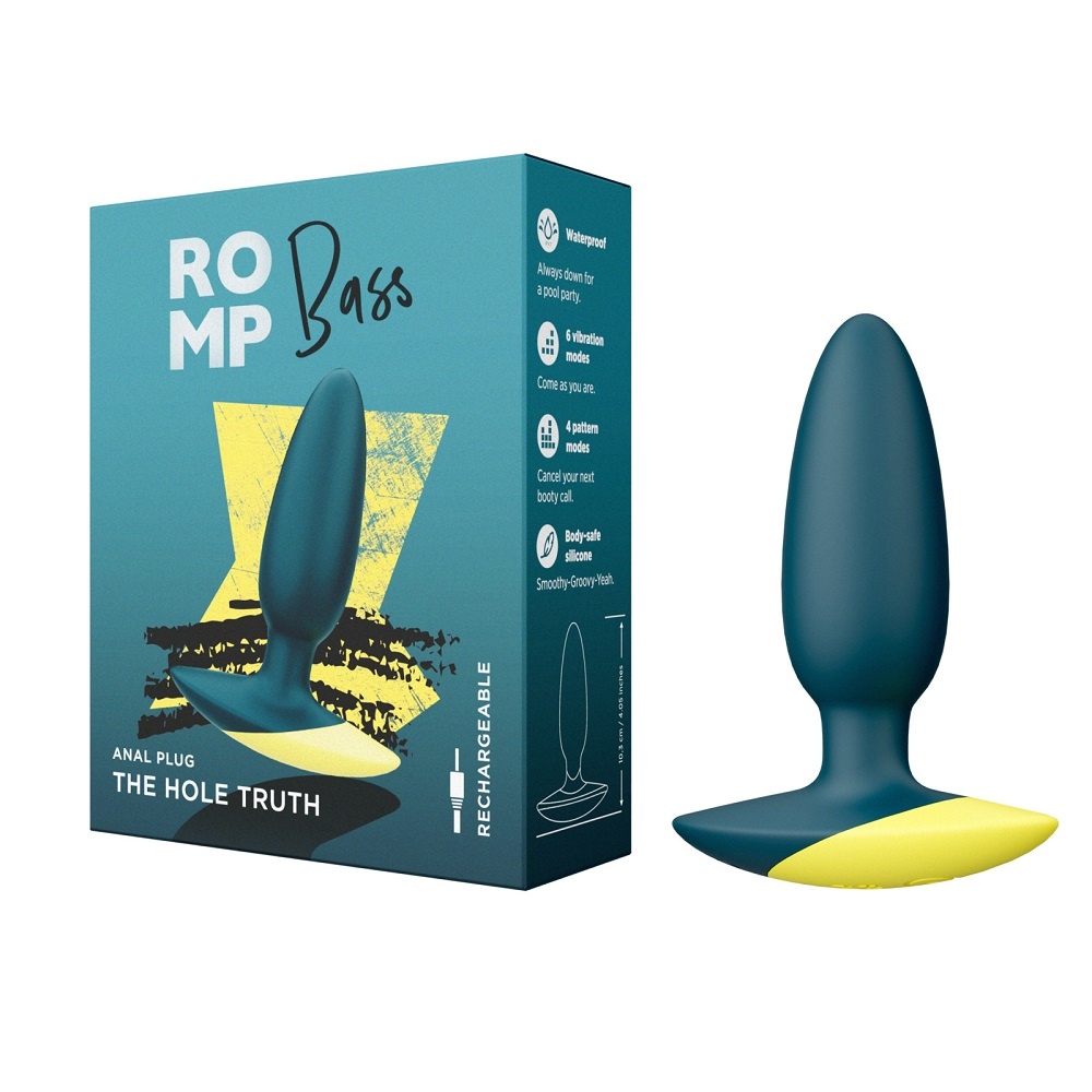 ROMP Bass Анальная вибровтулка для начинающих, для подготовки 